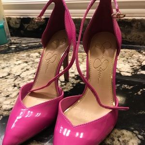 Jessica Simpson - Hot Pink Heels - Perfection